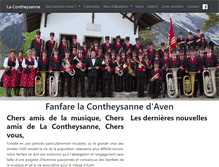 Tablet Screenshot of lacontheysanne.ch